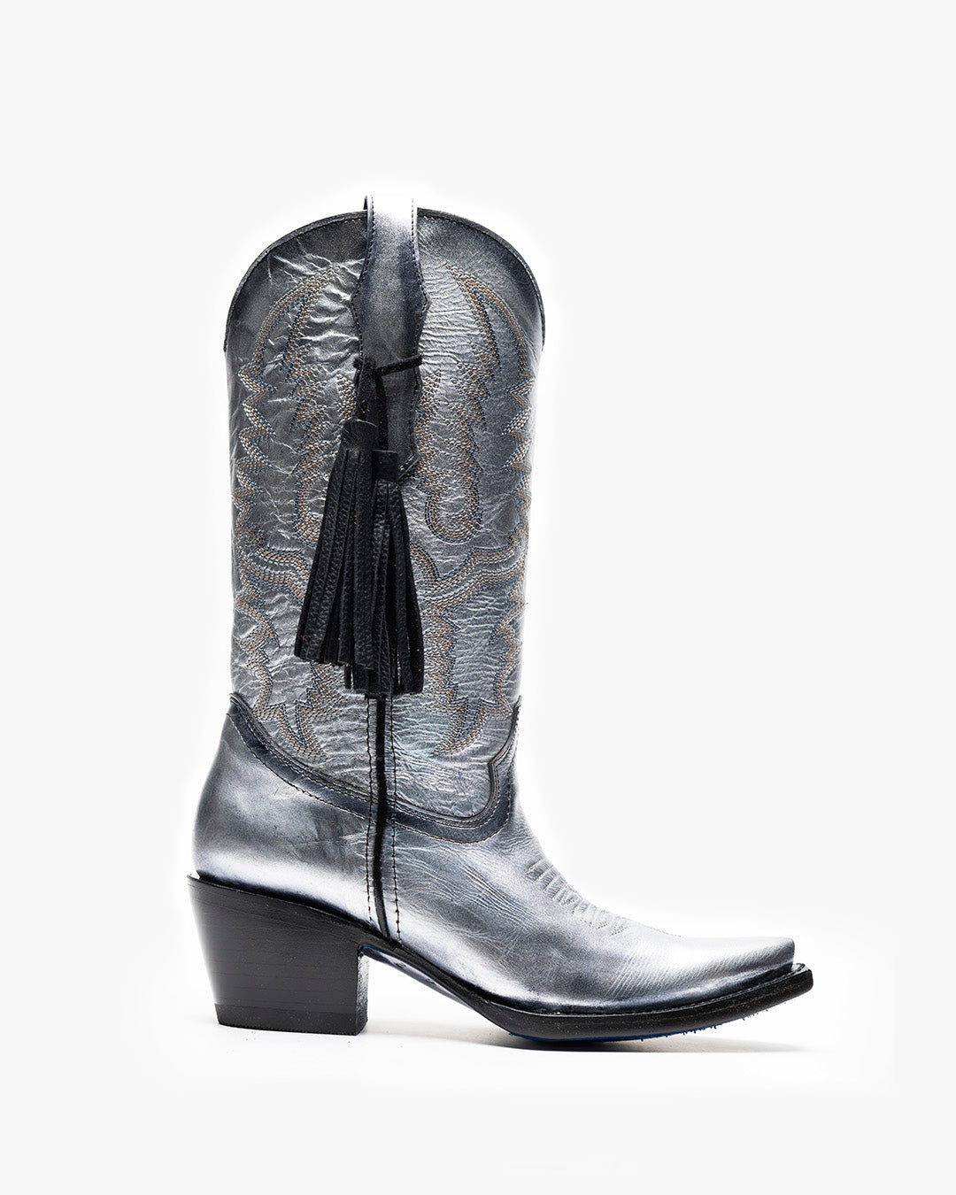 Black Leather Tassel