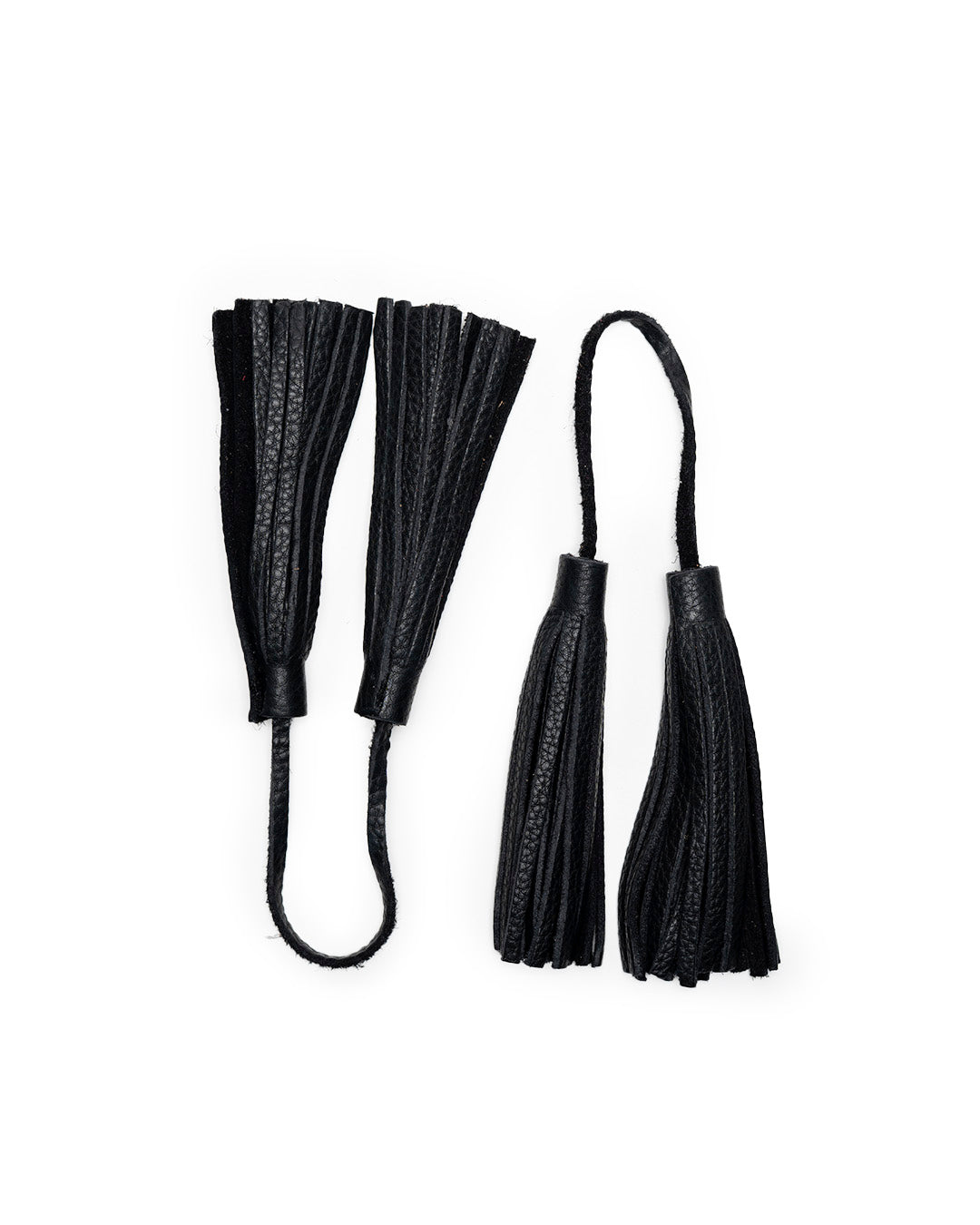 Black Leather Tassel